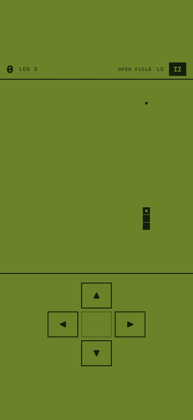 Snake Classic gameplay screen